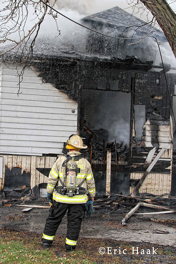 Dolton FIre Department fights house fire