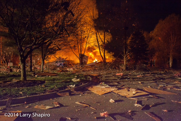 explosion destroys home in Long Grove