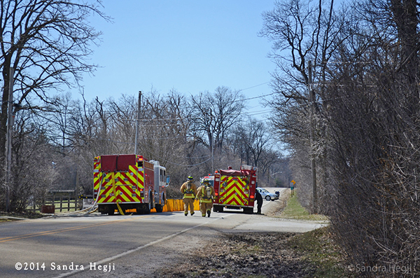 rural water supply at fire scene