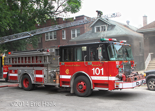 Chicago Spartan fire engine #101