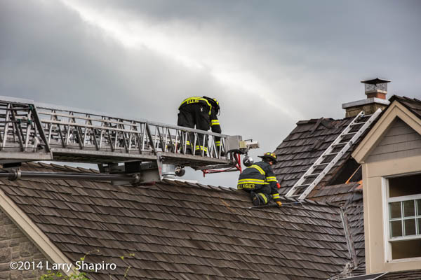 firemen vent roof 