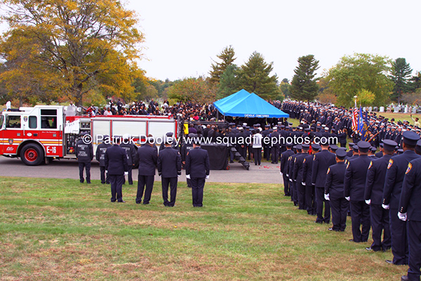 Firefighter LODD funeral