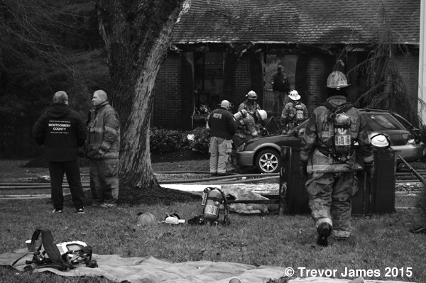 firemen after fighting a fire