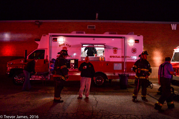 Box 414 Association rehab canteen at fire scene