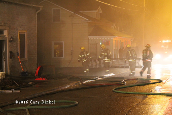 fire scene in Cambridge Ontario