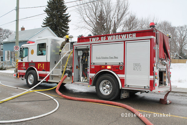 Elmira Ontario fire engine