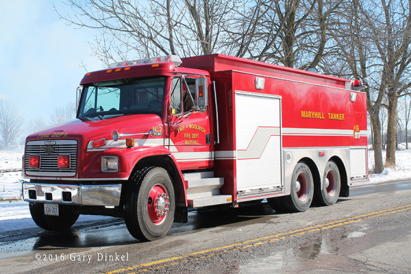 Freightliner fire truck in Canada