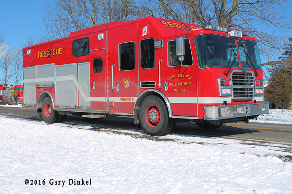 KME fire truck in Canada