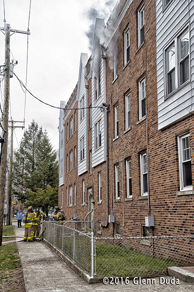 fire in a 3rd floor apartment