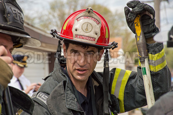 firefighter after fighting a fire