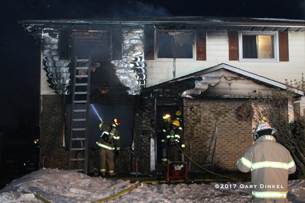 house fire aftermath in Elmira Ontario