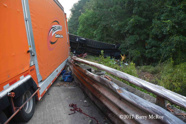 tractor-trailer crash