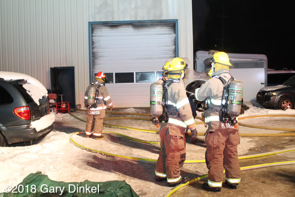 Waterloo Ontario firefighters at work