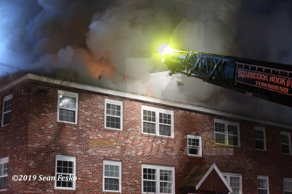4-Alarm apartment building fire in Townsend MA