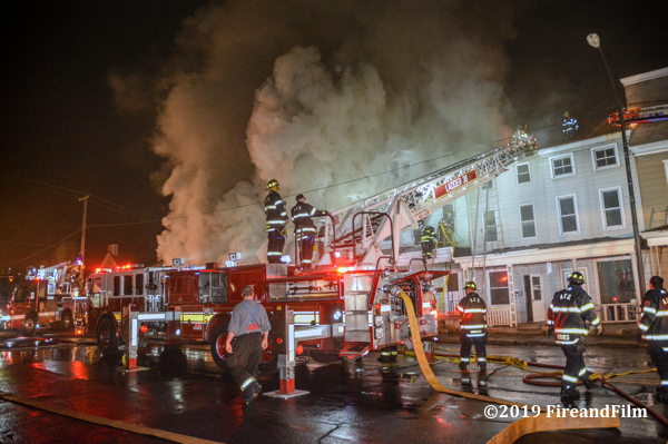A major 3-Alarm fire destroyed four homes and a popular sandwich shop in Ashland PA