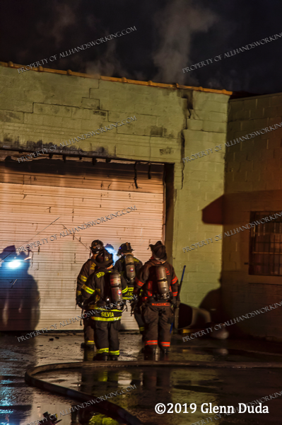 Bridgeport firefighters at fire scene