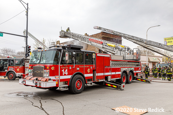 E-ONE Cyclone tower ladder