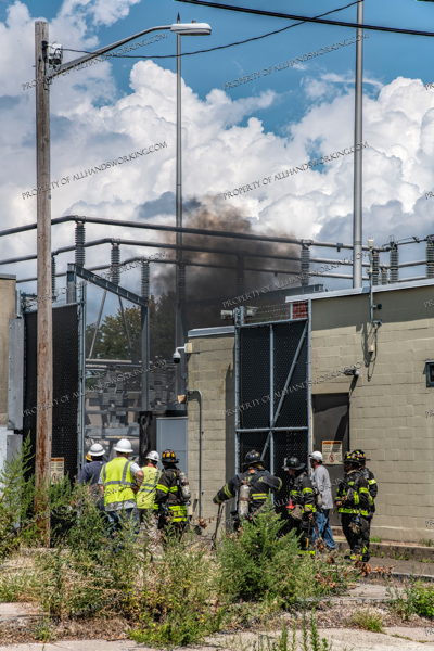 New Haven Electrical Substation fire
