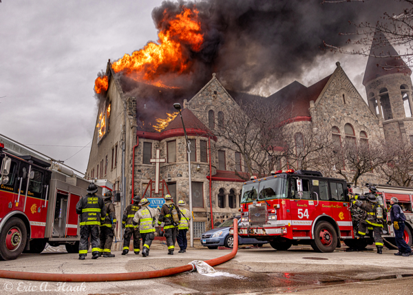 #erichaak; #Chicagofiredepartment; #CFD; #chicagoareafire.com; #churchfire; #3-11alarmfire; #firescenes.net